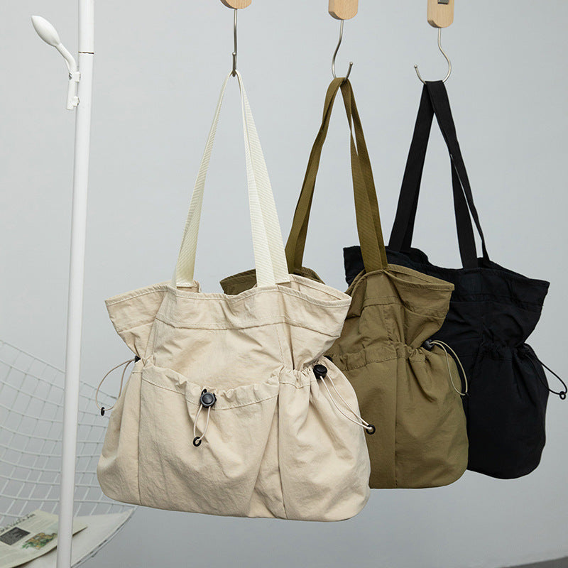 Simple Large Capacity Drawstring Shoulder Bag DPB2605