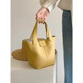 Trendy Soft PU Leather Bucket - DippedShop Wholesale - #0483