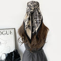 Printed Silk Scarf - DippedShop Wholesale - #1267