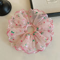 Pink Layered Tulle Scrunchies - DippedShop Wholesale - #1779