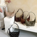 Trendy Crescent Polka Dot Commuter Tote Bag 6W10BBG2472