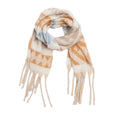 Print Tassel Contrast Color Winter Scarf MK2BLW6W6NSW141