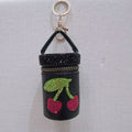 Creative Rhinestones Cherry Bucket Bag Pendant Keychain 6W10BBC625