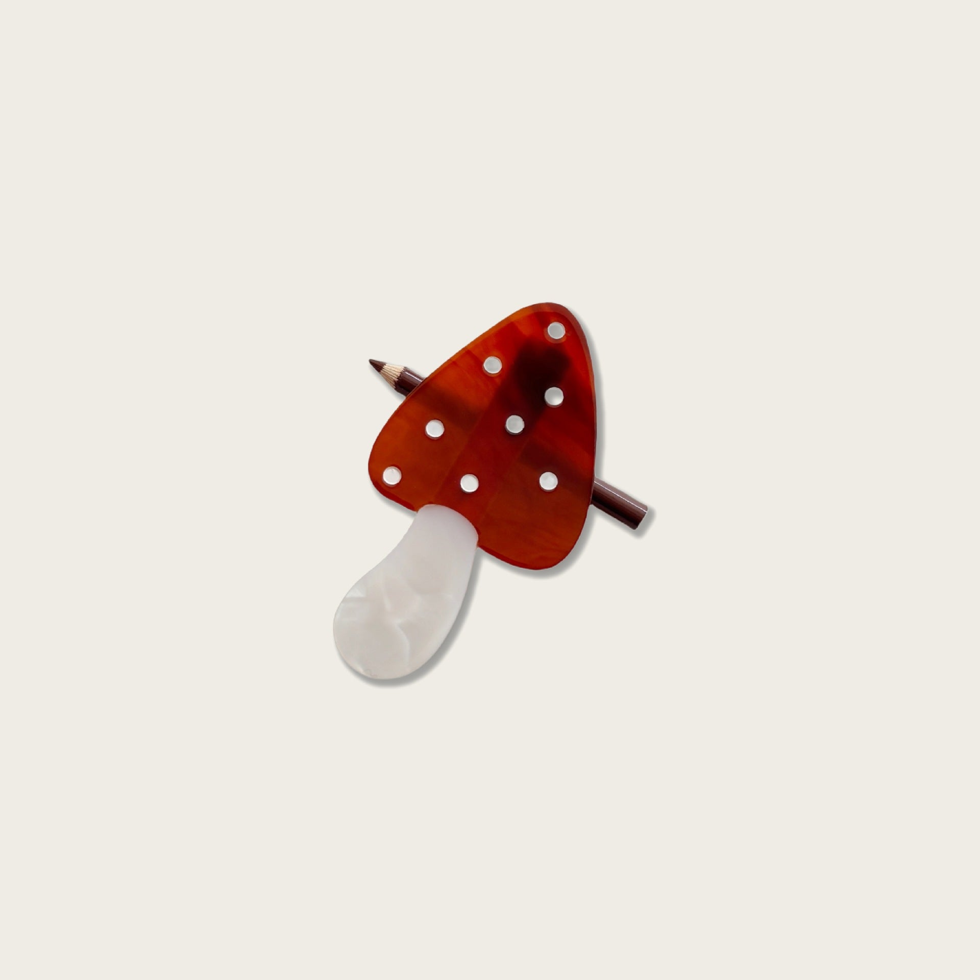 Sweet Creative Mushroom Shape Duckbill Hair Clip 8AS6HCP334T