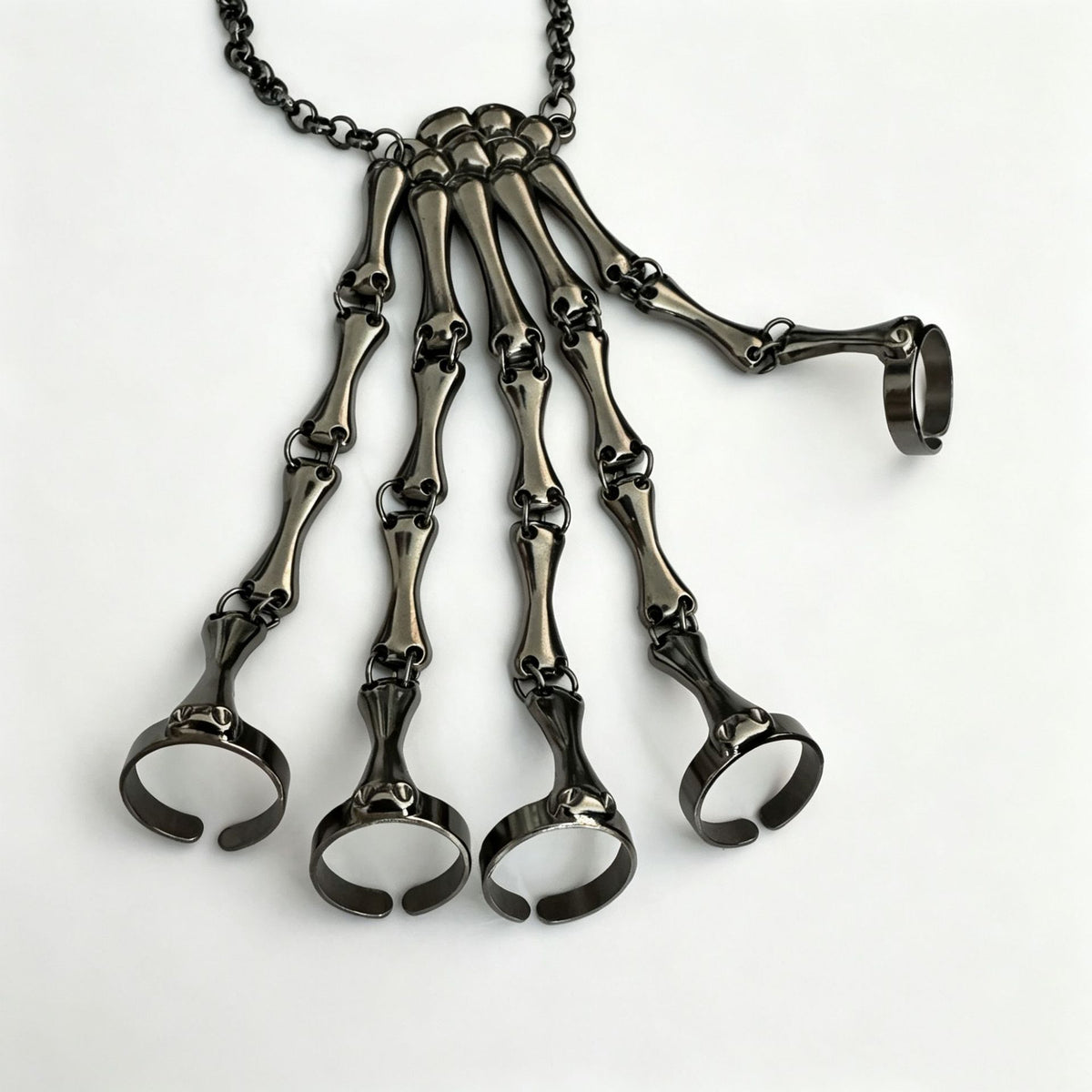 Gothic Skeleton Claw Bracelet - DippedShop Wholesale - #6163