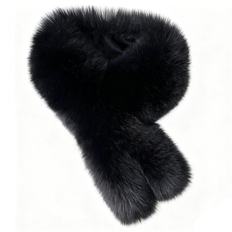Faux Fur Collar Scarf - DippedShop Wholesale - #2147