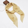 Cute Polka Dots Print Silk Scarf 6W6NSI198