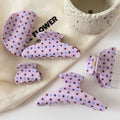 Polka Dots Hair Claw - DippedShop Wholesale - #7443