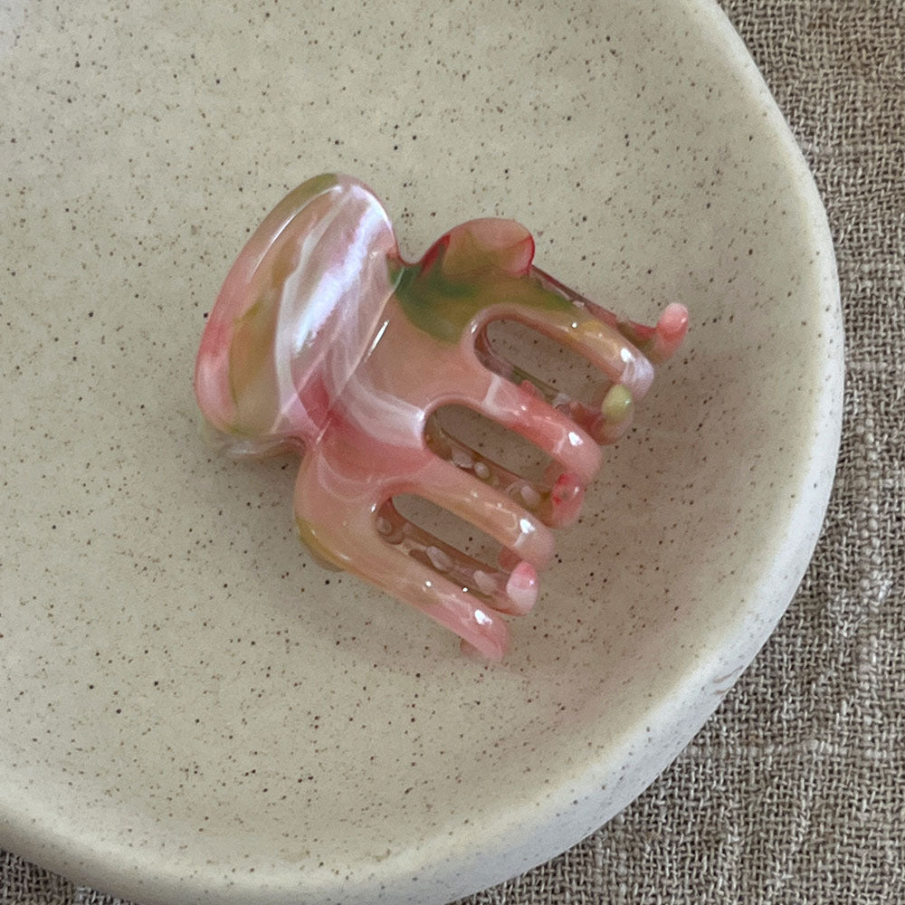 Sweet Jelly Translucent Mini Hair Claw Clip 6W6HCP1274