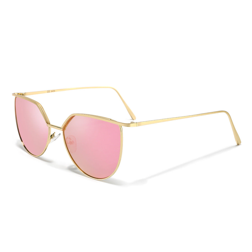 Retro Metal Oval Sunglasses - DippedShop Wholesale - #0707