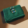 Cute Dachshund Embroidery Warm Knit Scarf 6W6NSC131