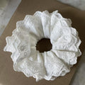 Oversized Tulle Lace Mesh Hair Scrunchie 6W6HSR468