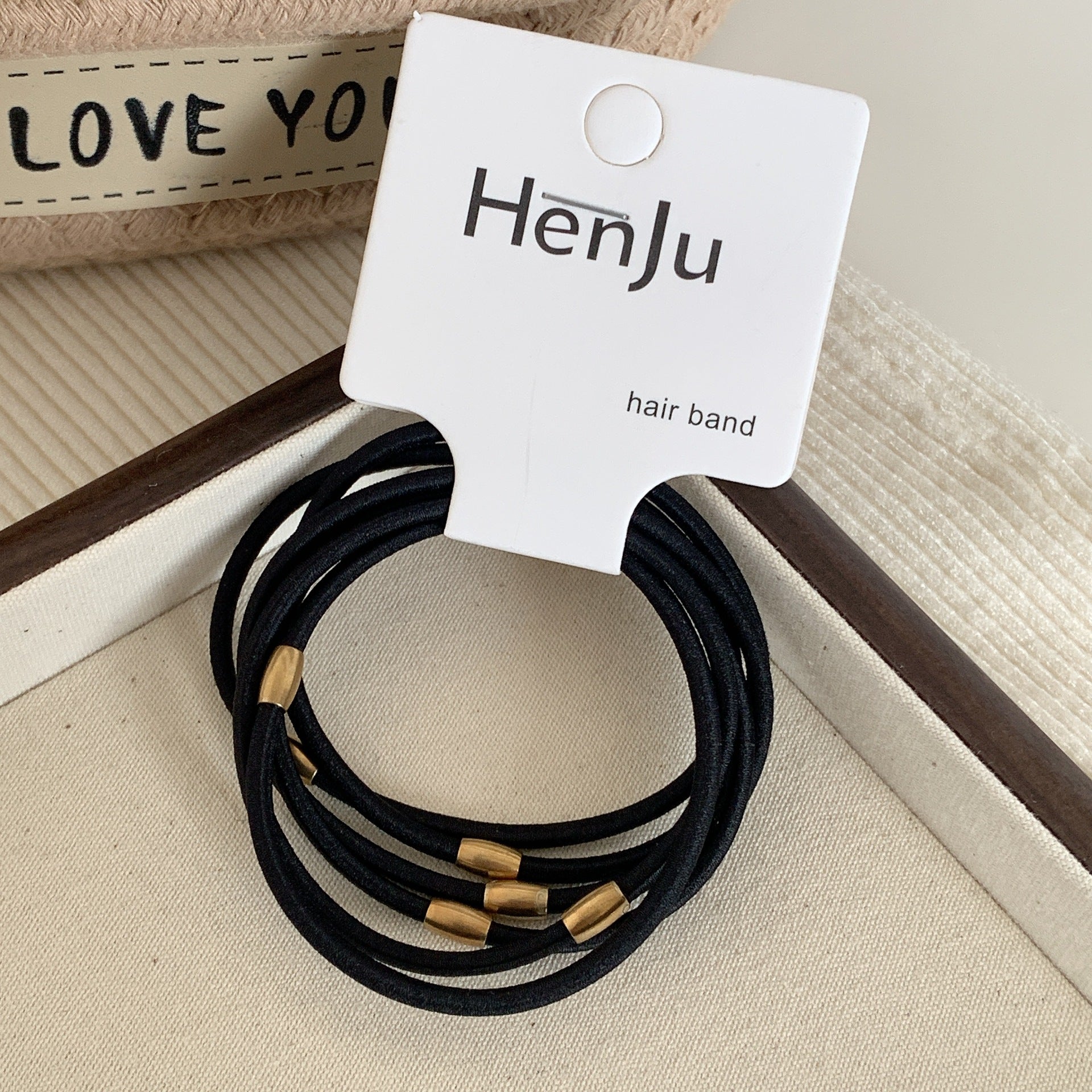 Minimalist Solid Color High Elastic Hair Tie MK2BLW6W6HHT29