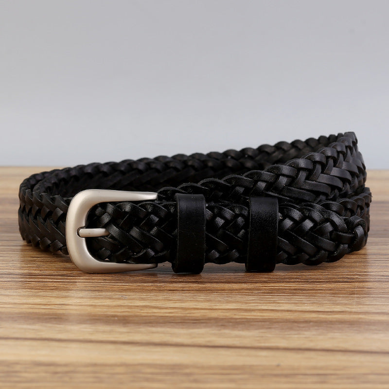 Hand-Woven Leather Waist Belt - DippedShop Wholesale - #0707