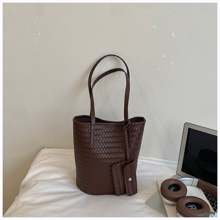 Fashion Woven Large Capacity Bucket - DippedShop Wholesale - #6899
