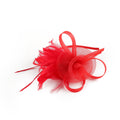 Flower Feather Fascinator Headband - DippedShop Wholesale - #4867