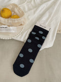 Vintage Polka Dot Soft Scrunch Socks 6W8FSO697