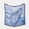 Fashion Abstract Print Versatile Square Silk Scarf 8BW6NSI14
