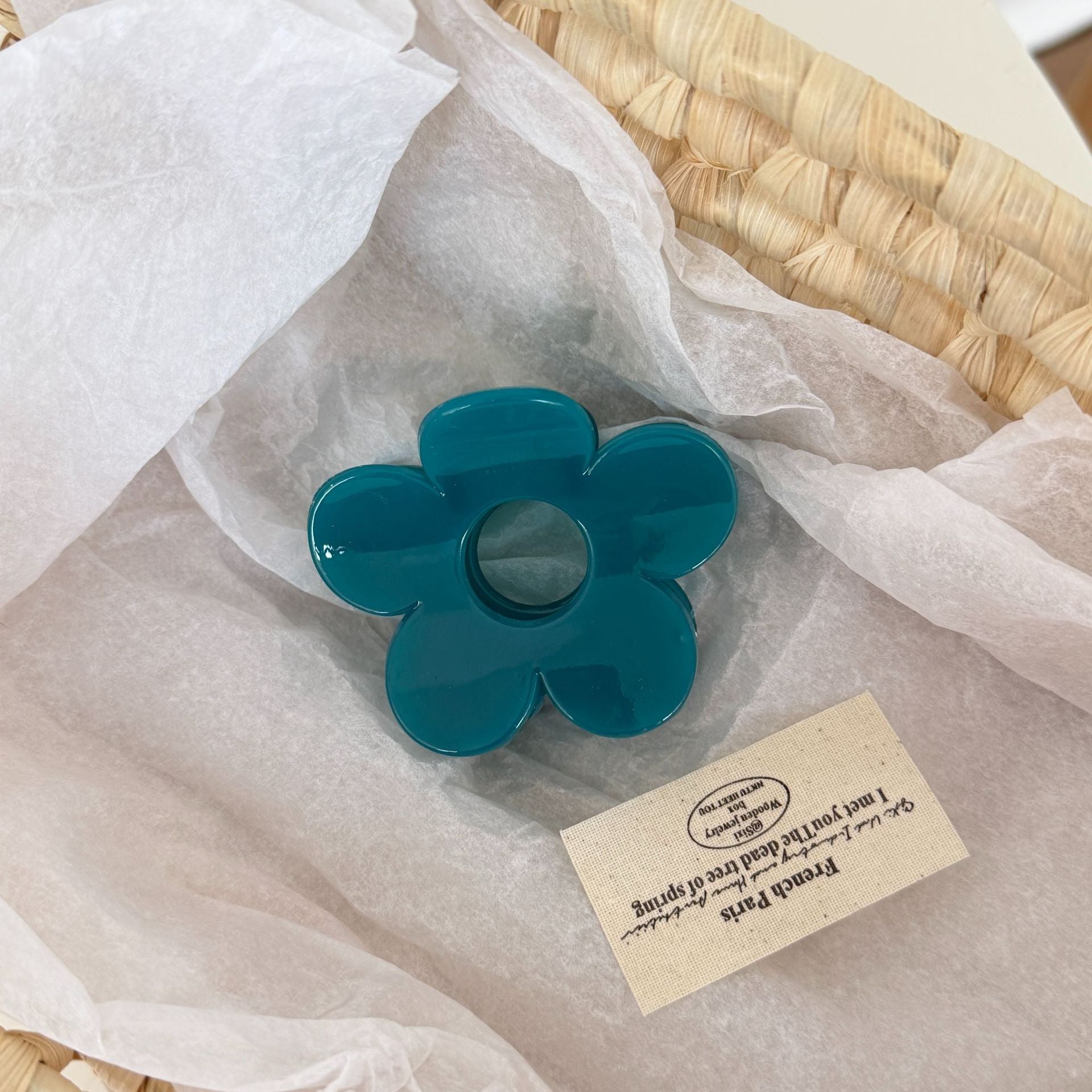 Candy Color Flower Hair Clips - DippedShop Wholesale - #2499