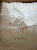 Sweet 3D Crystal Floral Duckbill Hair Clips 6W6HCP1224