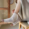 Cute Polka Dots Ruffle Crew Socks 6W8FSO546