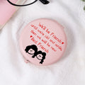 Pink Foldable Makeup Mirror - DippedShop Wholesale - #0019