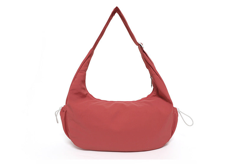 Simple Solid Color Print Portable Crossbody Bag DP25F681