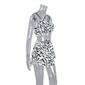 Zebra Print Sleepwear Set - DippedShop Wholesale - #2915