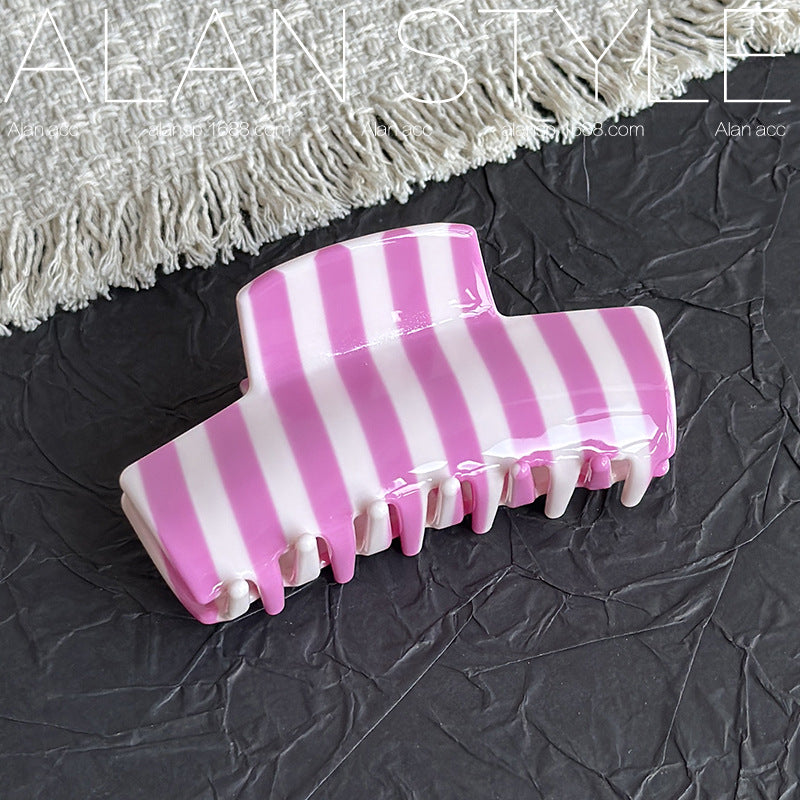 Color Block Hair Claw - DippedShop Wholesale - #2371