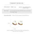 Colorful Crystal Pearl Woven Hoop Earrings 6W6JER833