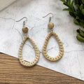 Rattan Beach Dangle Earrings - DippedShop Wholesale - #6003
