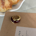 Enamel Twisted Open Ring - DippedShop Wholesale - #0547