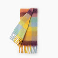 Colorful Plaid Tassel Warm Scarf 6W6NSW275