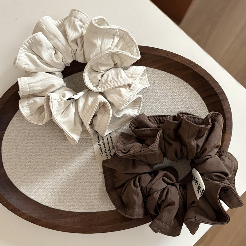 Ruched Elastic Hair Scrunchie - DippedShop Wholesale - #7699