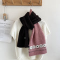 Sheep Jacquard Knit Scarf - DippedShop Wholesale - #2355