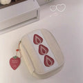 Cute Soft Plush Strawberry Embroidery - DippedShop Wholesale - #4067