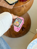 Polka Dots Stars Silicone Watch Band 6W6JWA143