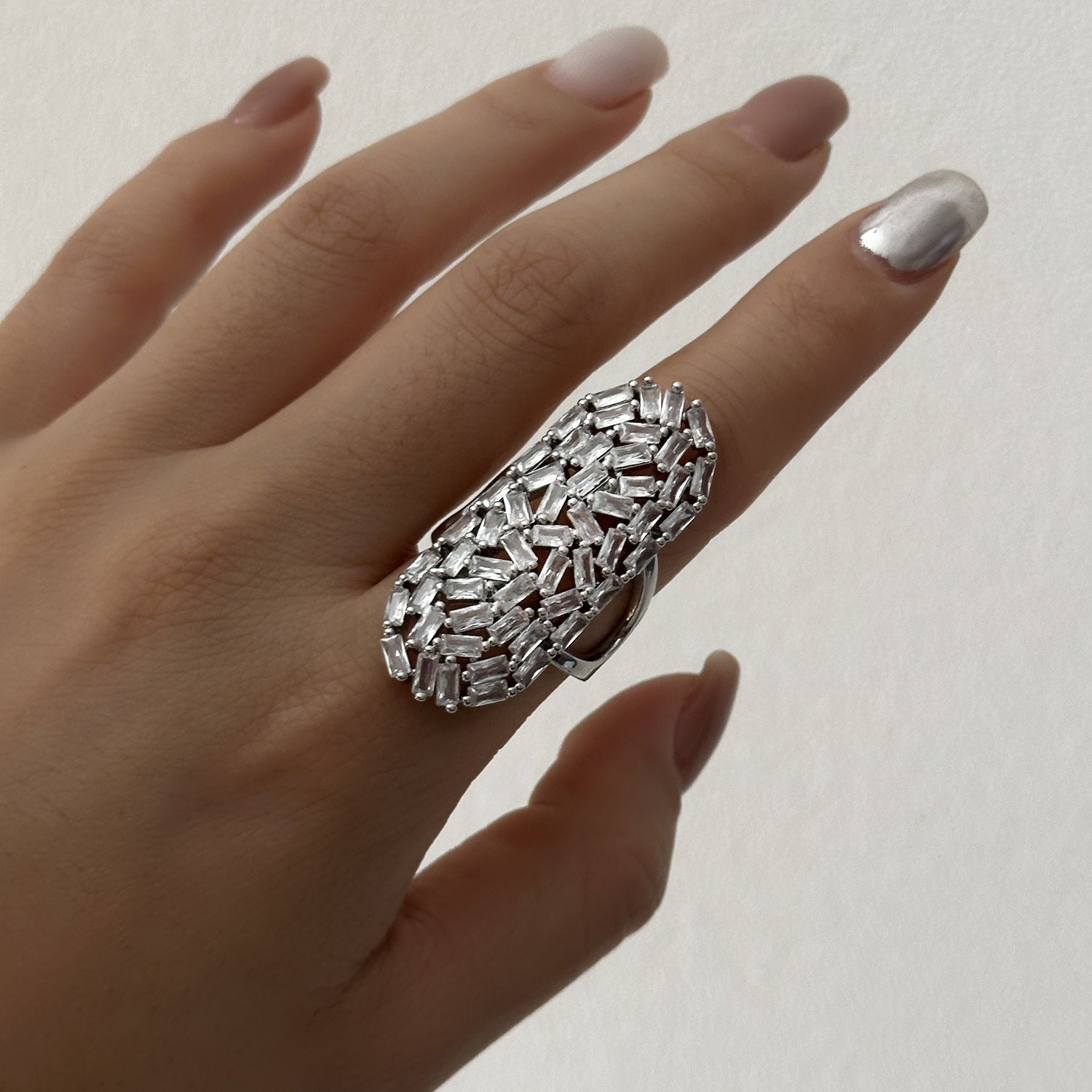 Butterfly Rhinestone Open Ring - DippedShop Wholesale - #3651