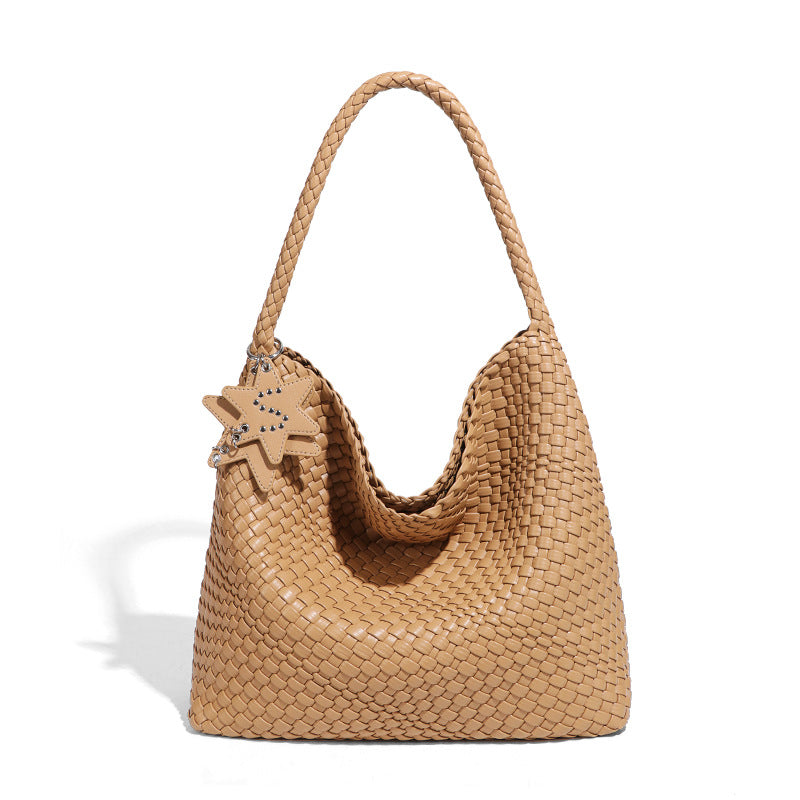 Large Woven Commuter Tote - DippedShop Wholesale - #9763