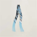 Horse Print Tassel Silk Scarf - DippedShop Wholesale - #9619
