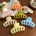 Minimalist Solid Color Durable Large Hair Claw 8AS6HCP280L