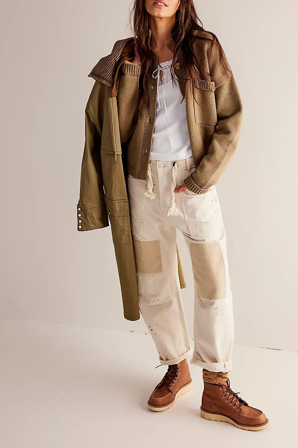 Stand Collar Button Cardigan - DippedShop Wholesale - #2467