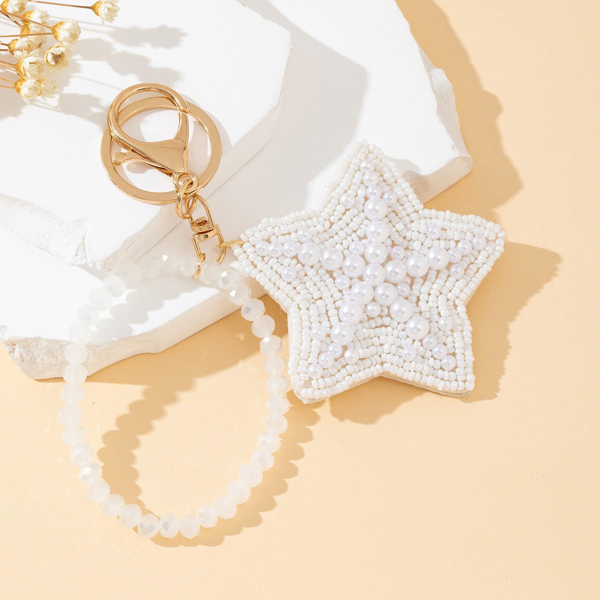 Beaded Star Bag Charm - DippedShop Wholesale - #2995