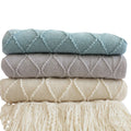 Minimalist Diamond Pattern Blanket - DippedShop Wholesale - #7475