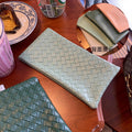 Solid Color Woven Portable Sunglasses Case MK2BLC6S13HSY73-OK