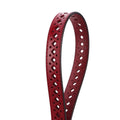 Trendy Hollow Out Solid Color Leather Belt 6W6JBT175