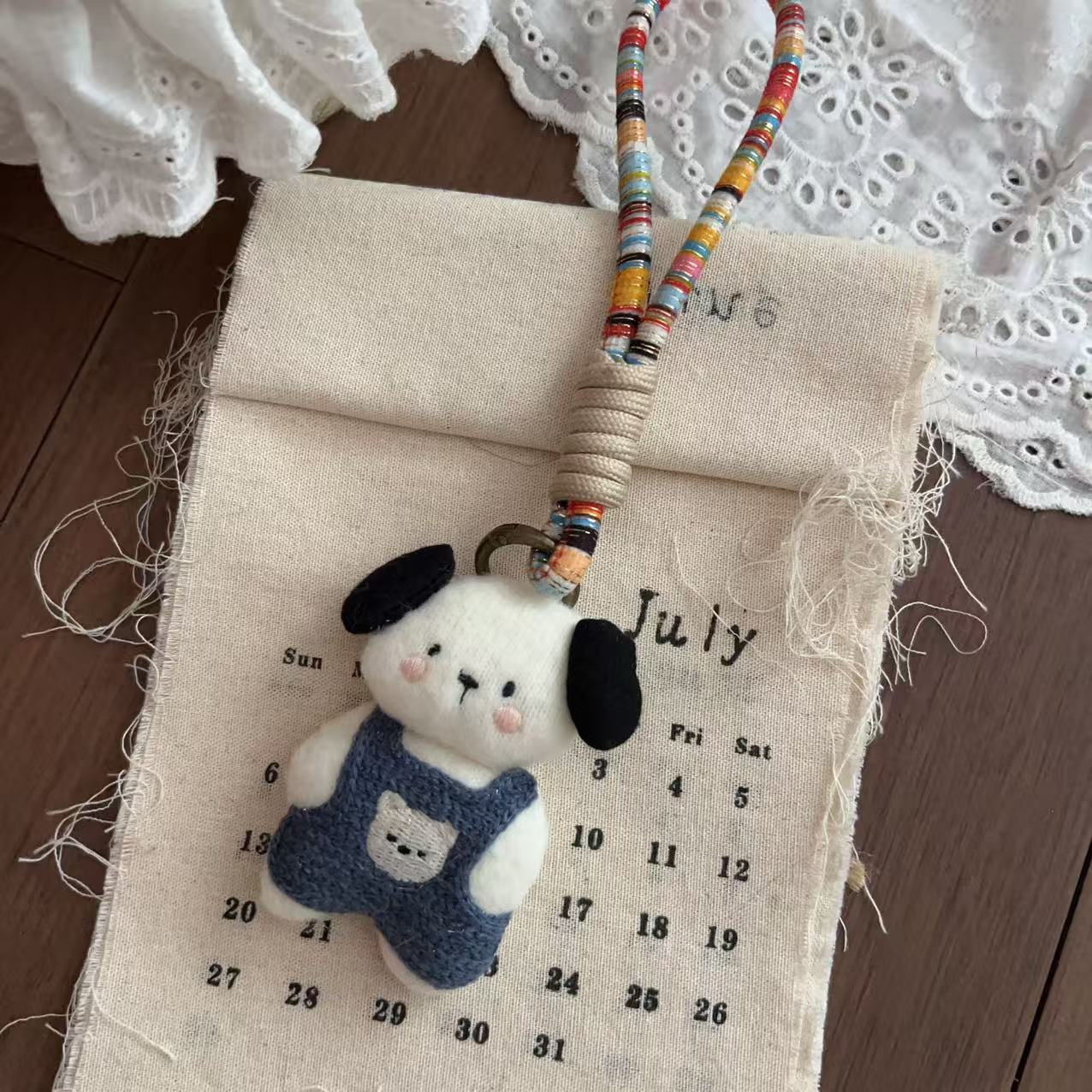 Cute Rabbit Doll Keychain Bag Charm 6W10BBC618