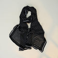 Chic Color Block Polka Dots Silk Scarf 6W6NSI256