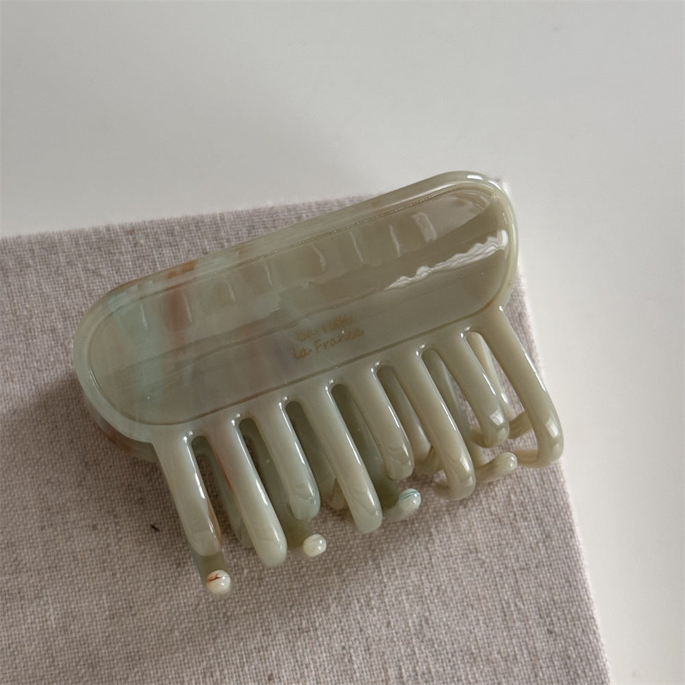 French Tortoise Shell Acetate Hair Claw Clips I6W6HCP1297