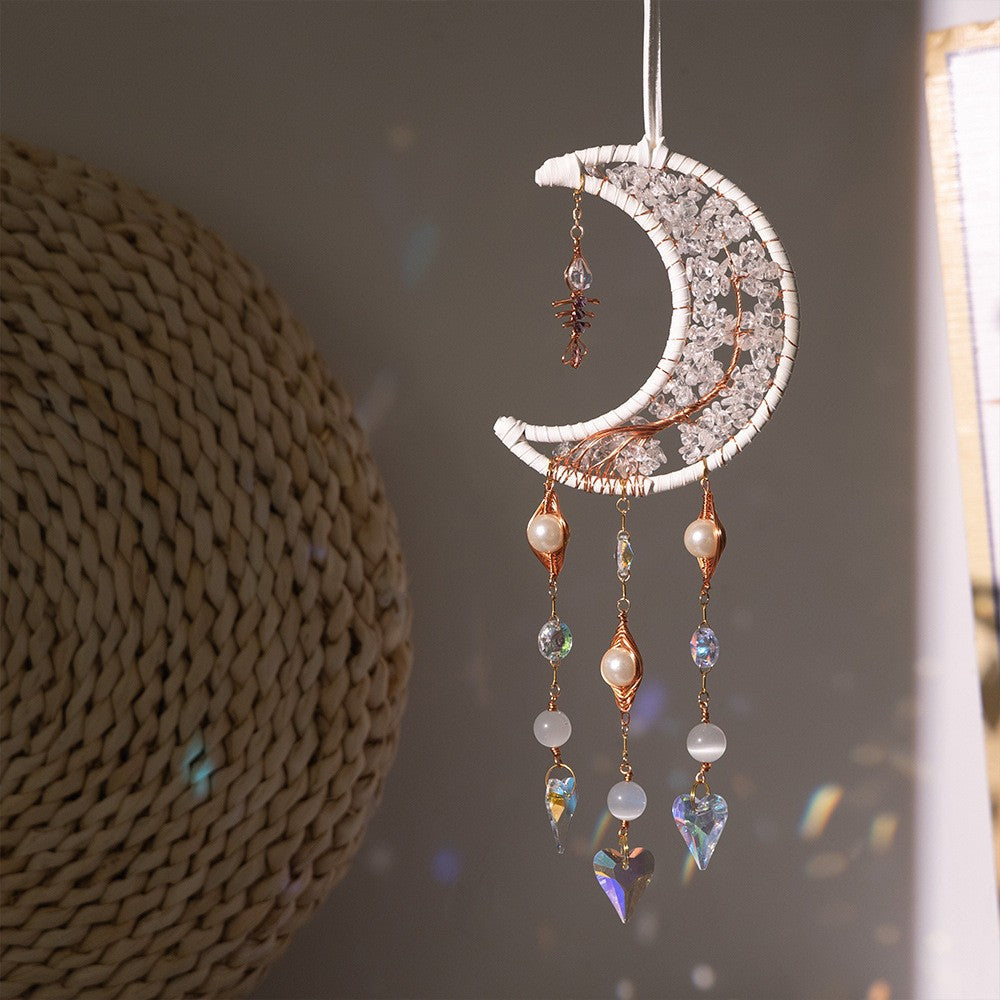Colorful Natural Crystal Tassel Dream Suncatcher MK2CZAS6H7HLS48